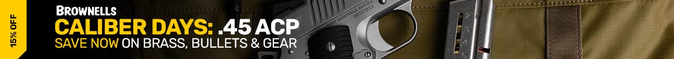 Get your .45 ACP Gear NOW!