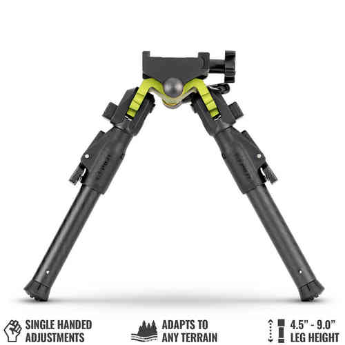 The MDT GRND Pod Bipod features a robust Arms 17 Mount for stability and precision, ensuring optimal performance for your shooting needs.